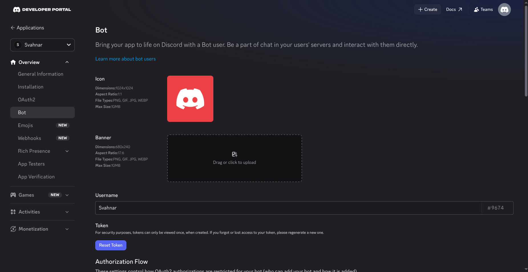 Create Discord Bot